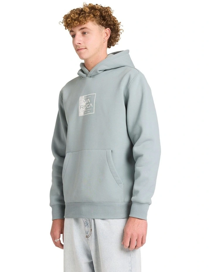 Va Torn Pullover Hoodie in Lead image 3