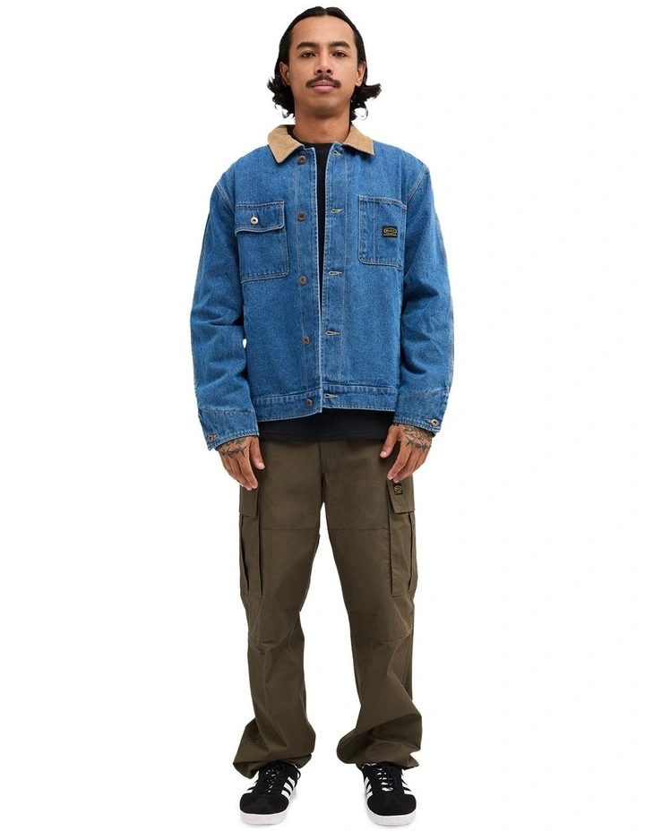 Post Dayshift Denim Jacket in Blue image 5