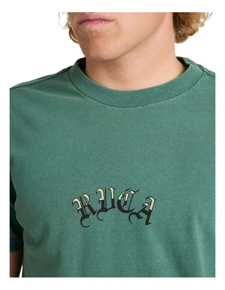 Olde T-Shirt in Green image 4
