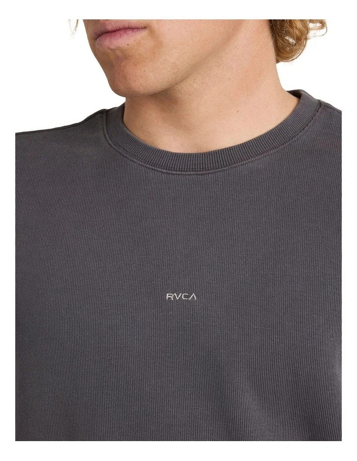 Little Crew Neck Sweat T-shirt in Blue image 4
