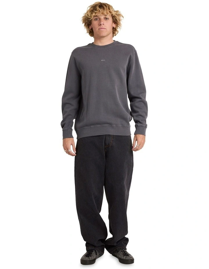 Little Crew Neck Sweat T-shirt in Blue image 5