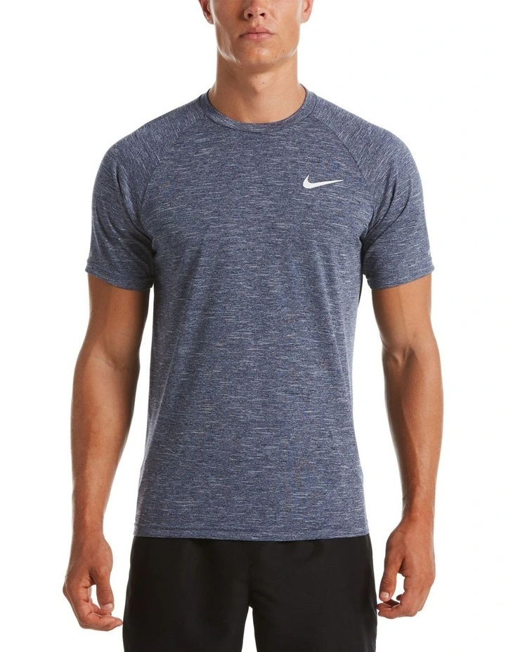 Heather Short Sleeve Hydroguard in Dusty Blue image 1