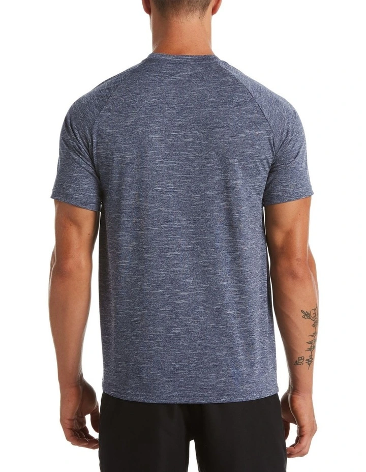 Heather Short Sleeve Hydroguard in Dusty Blue image 2