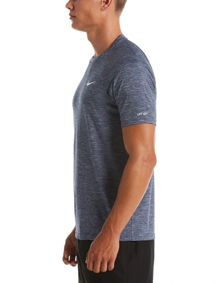 Heather Short Sleeve Hydroguard in Dusty Blue image 3