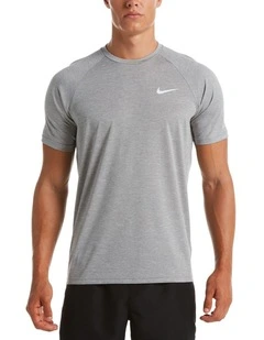 Heather Short Sleeve Hydroguard in Grey