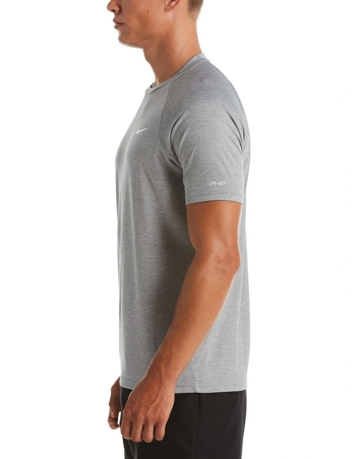 Heather Short Sleeve Hydroguard in Grey image 3