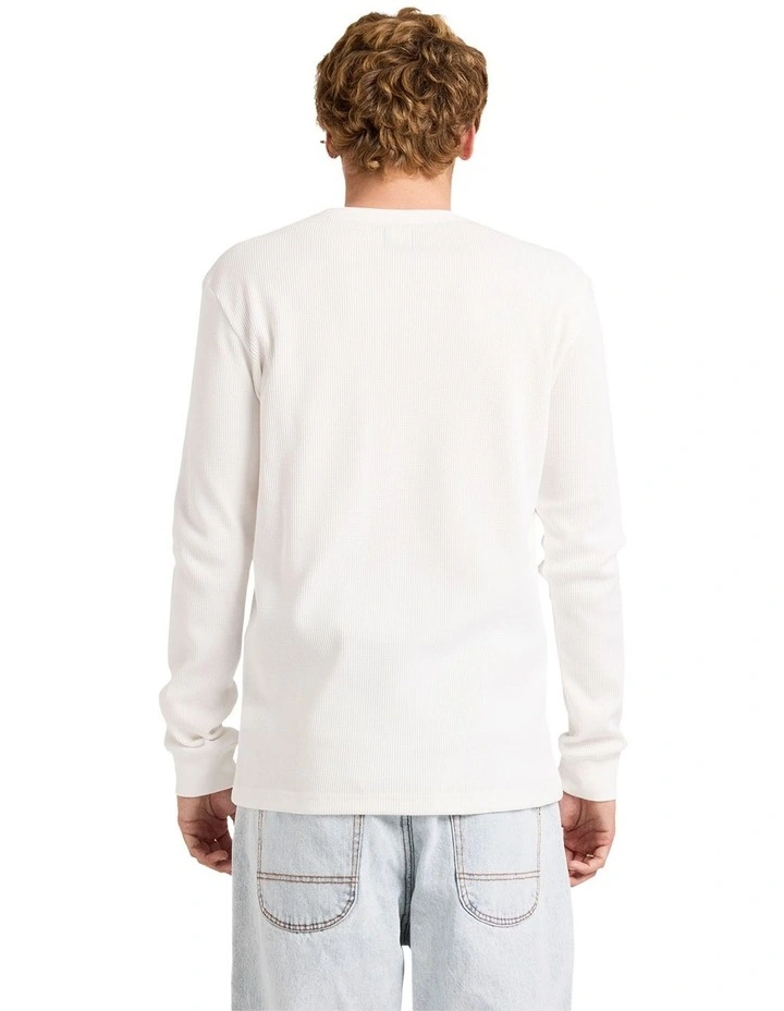 Dayshift Thermal Long Sleeve T-Shirt in Antique White image 2