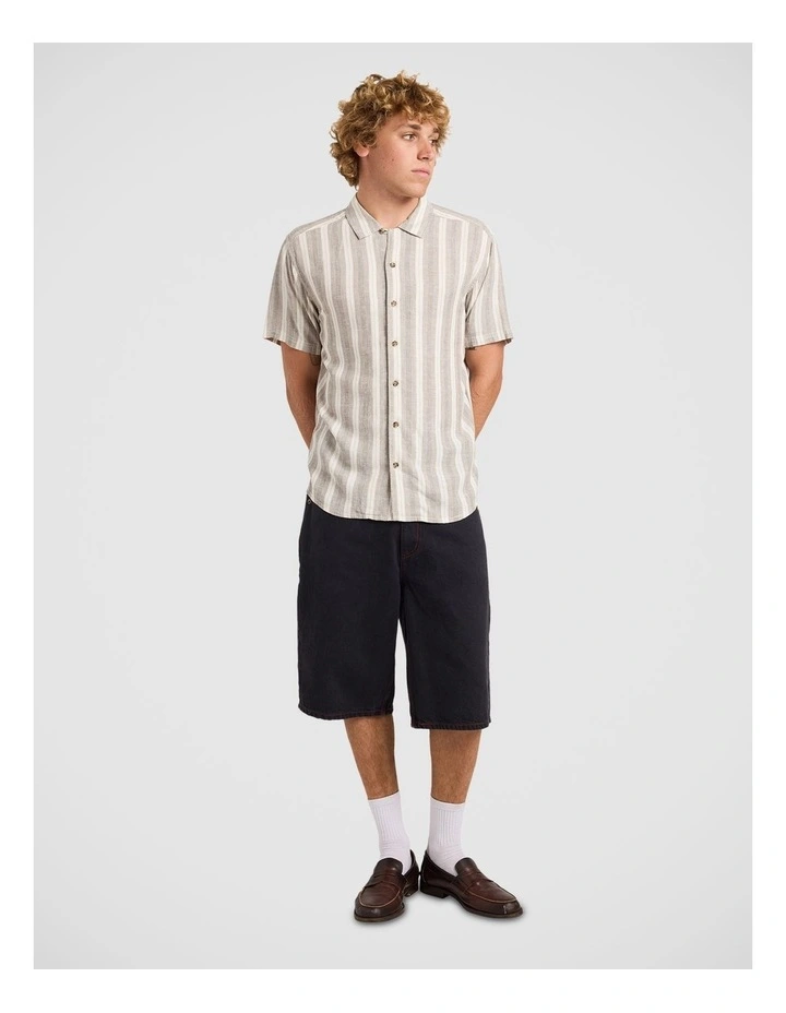 Beat Stripe Short Sleeve Shirt image 5
