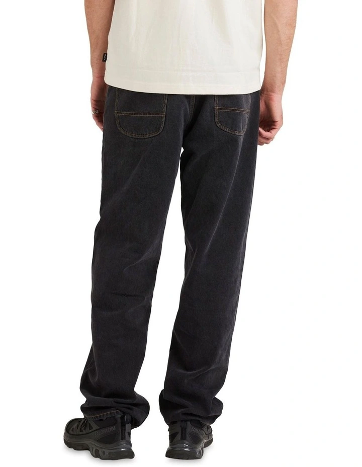 Skate Denim Jeans in Black image 2