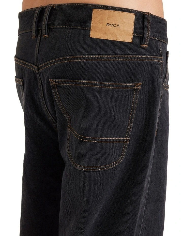 Skate Denim Jeans in Black image 4