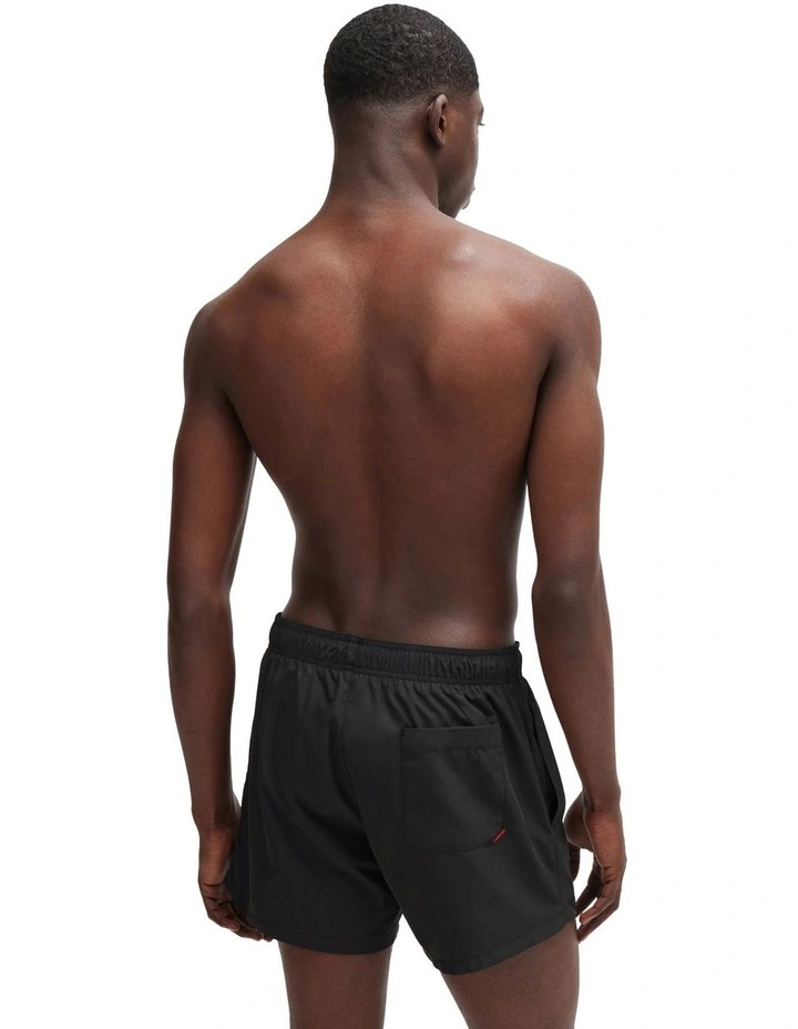 Abas Logo Swim Short in Black image 2