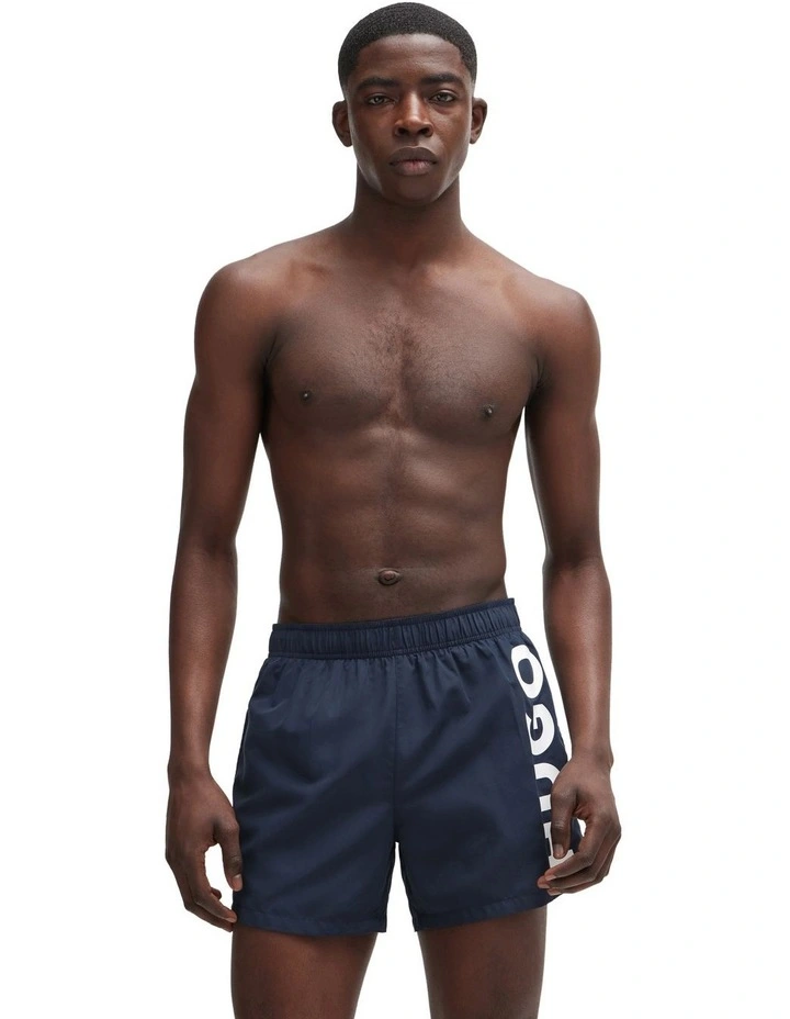 Abas Logo Swim Short in Dark Blue image 1