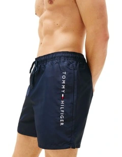 Original Drawstring Mid Length Swim Shorts in Navy