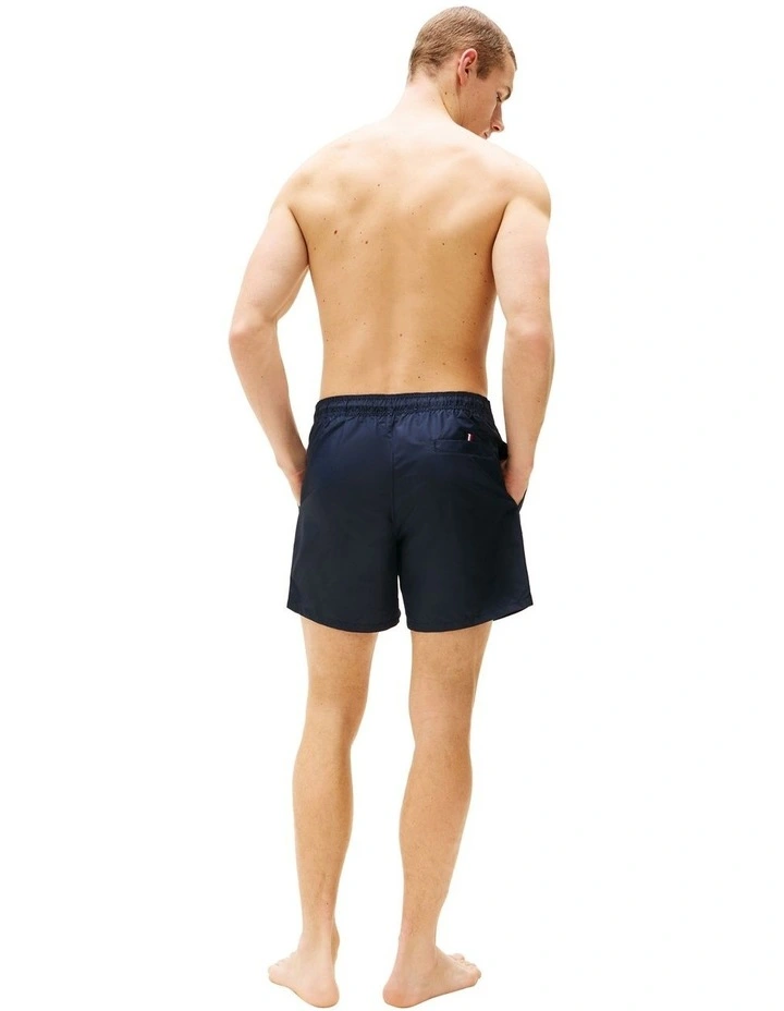 Original Drawstring Mid Length Swim Shorts in Navy image 2