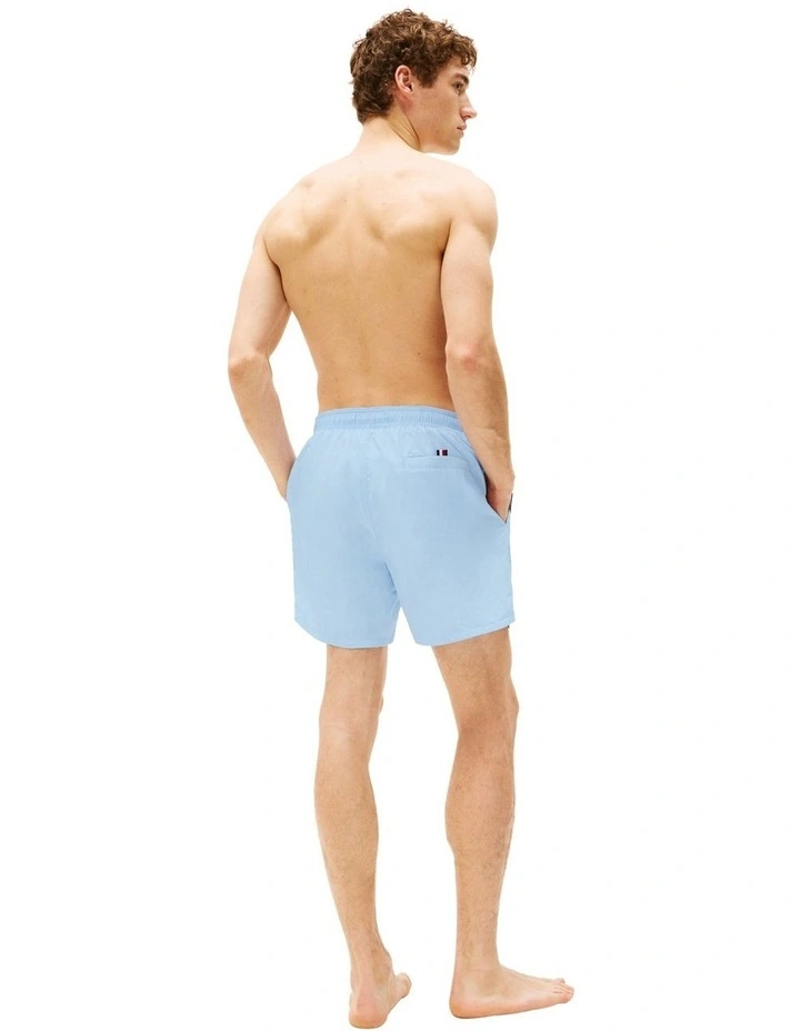 Mid Length Swim Shorts in Blue image 2