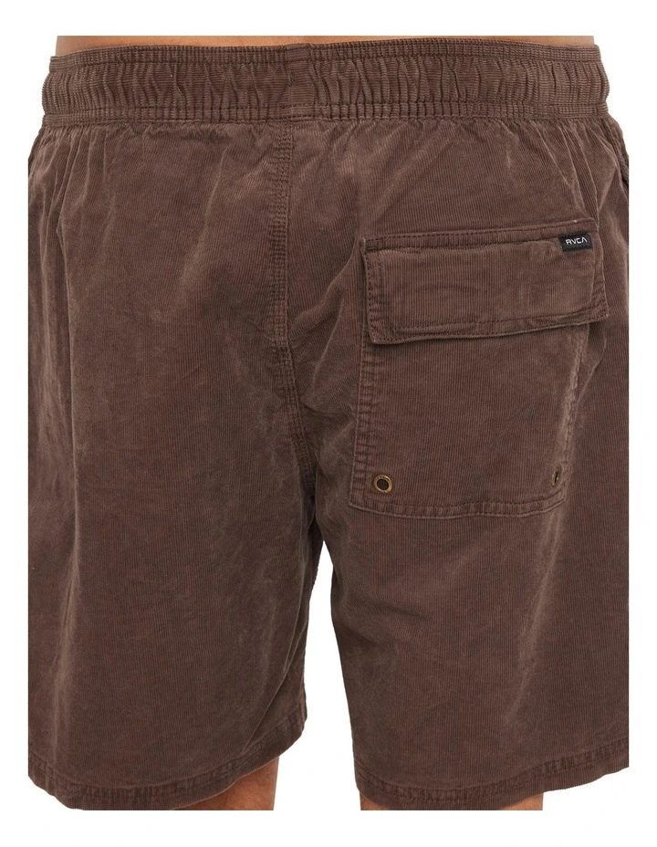 Escape Elastic Cord Shorts in Brown image 4