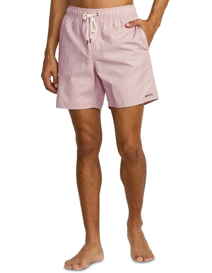 Opposites Elastic Shorts in Pale Mauve image 1