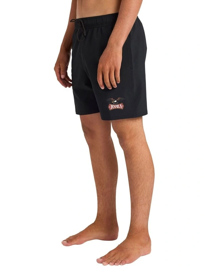 Eagle 17 Inch Boardshorts in Black image 3