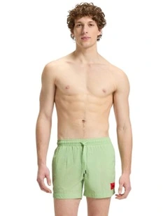 Dominica Swimshort in Open Green