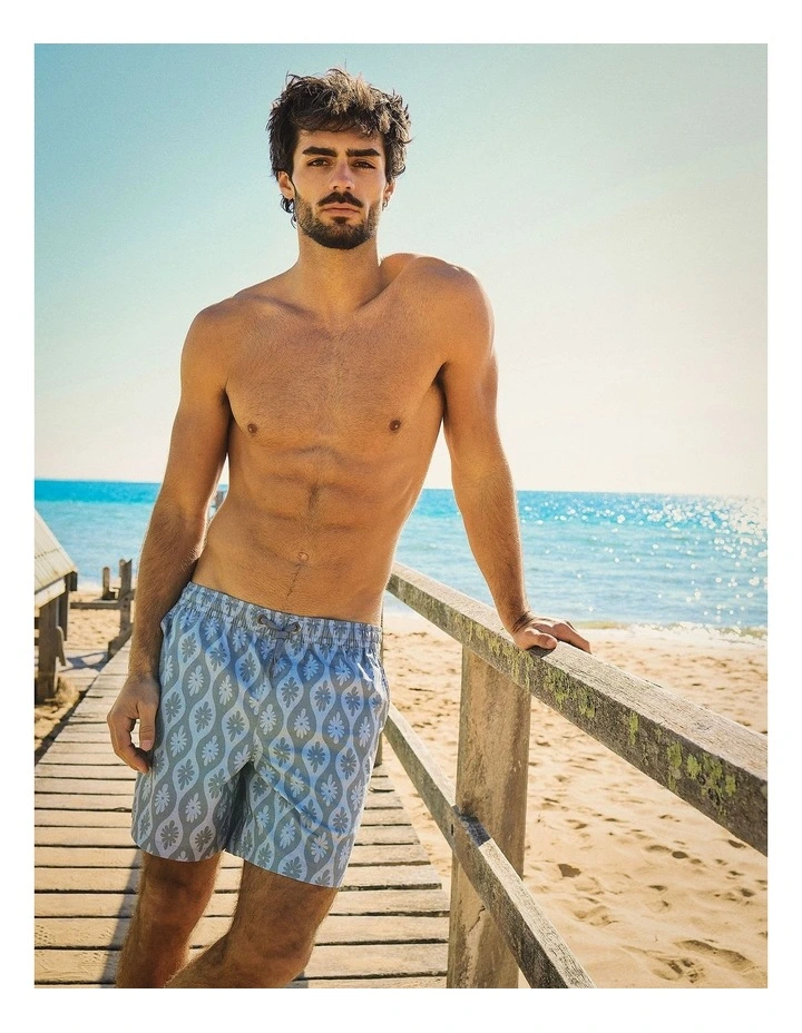 Daisy Chain Shorts In Navy image 5