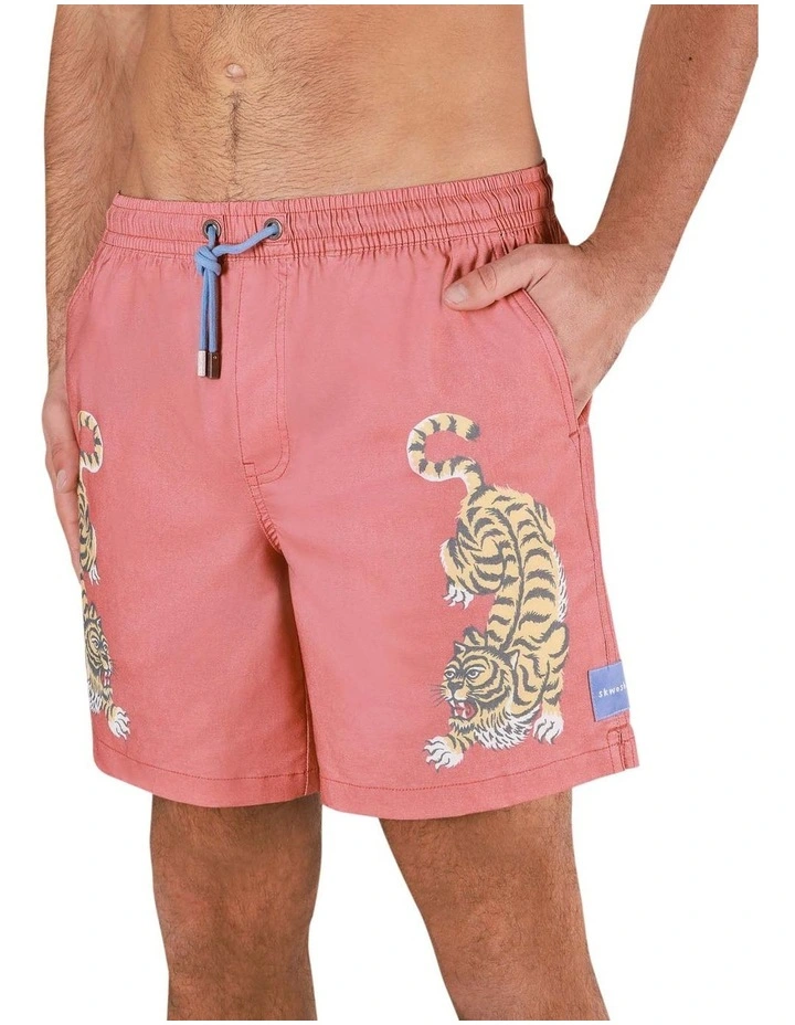Easy Tiger Shorts in Burgundy image 1