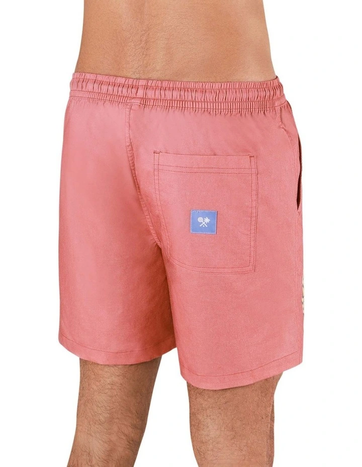 Easy Tiger Shorts in Burgundy image 2