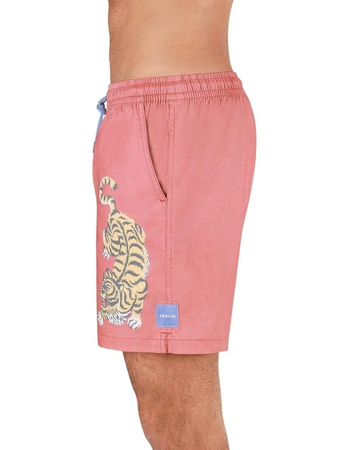 Easy Tiger Shorts in Burgundy image 3