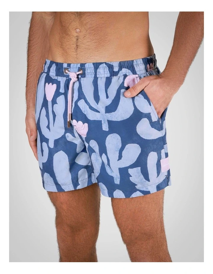 Prickly Business Swim Shorts in Navy image 1