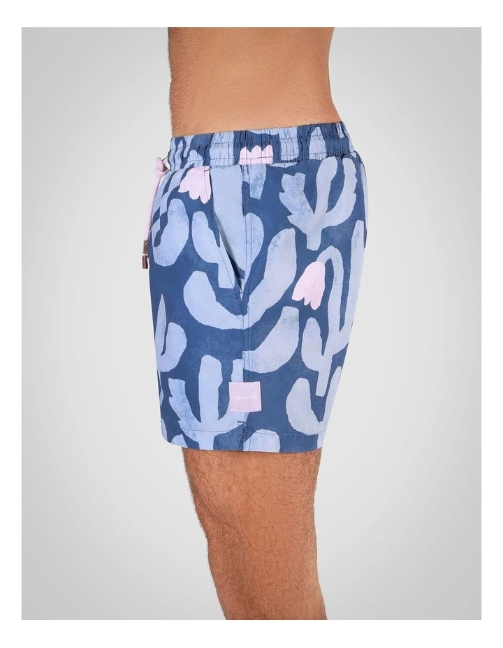 Prickly Business Swim Shorts in Navy image 3