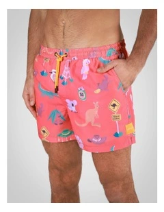 Outback Jack 5 Eco Short in Red