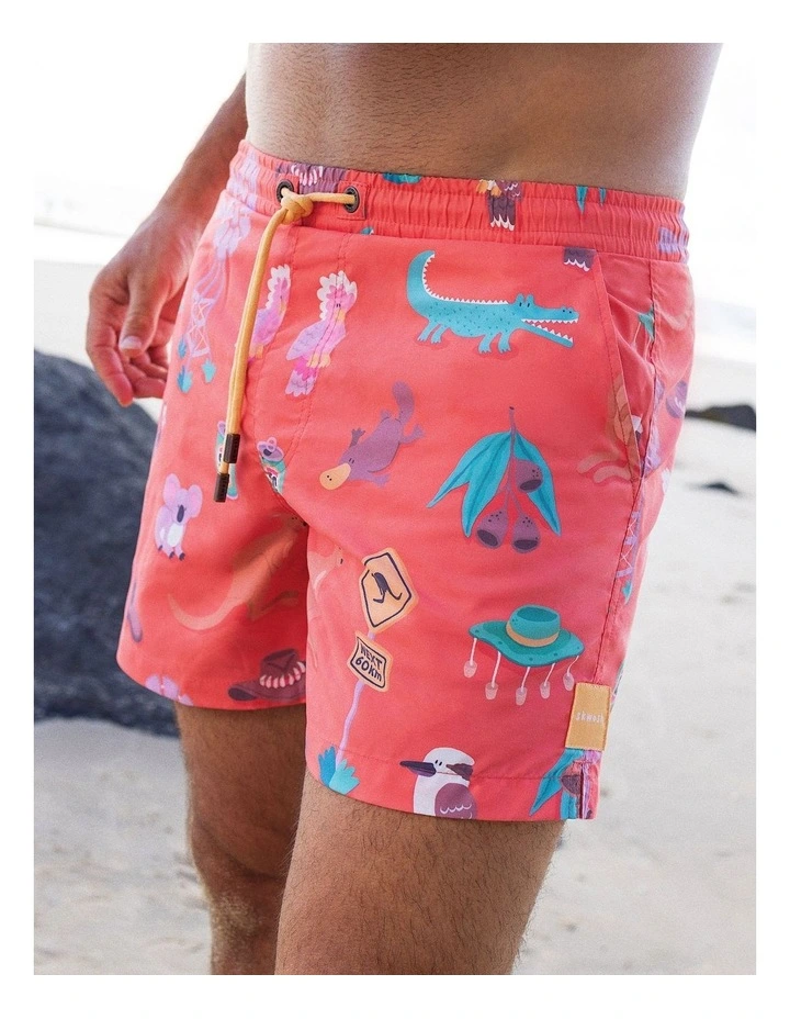 Outback Jack 5 Eco Short in Red image 4