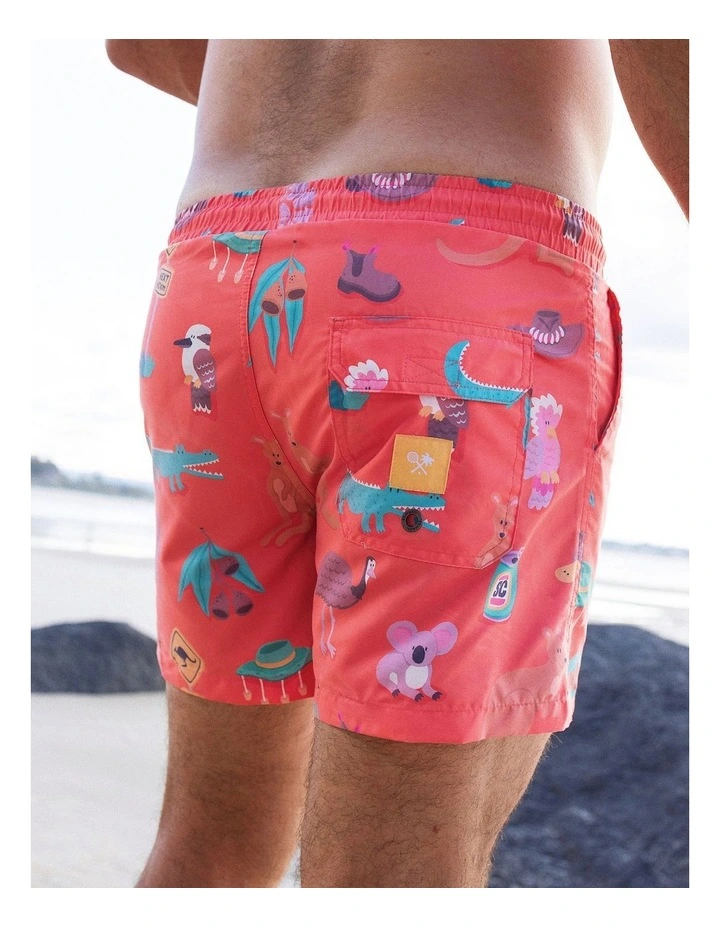 Outback Jack 5 Eco Short in Red image 5