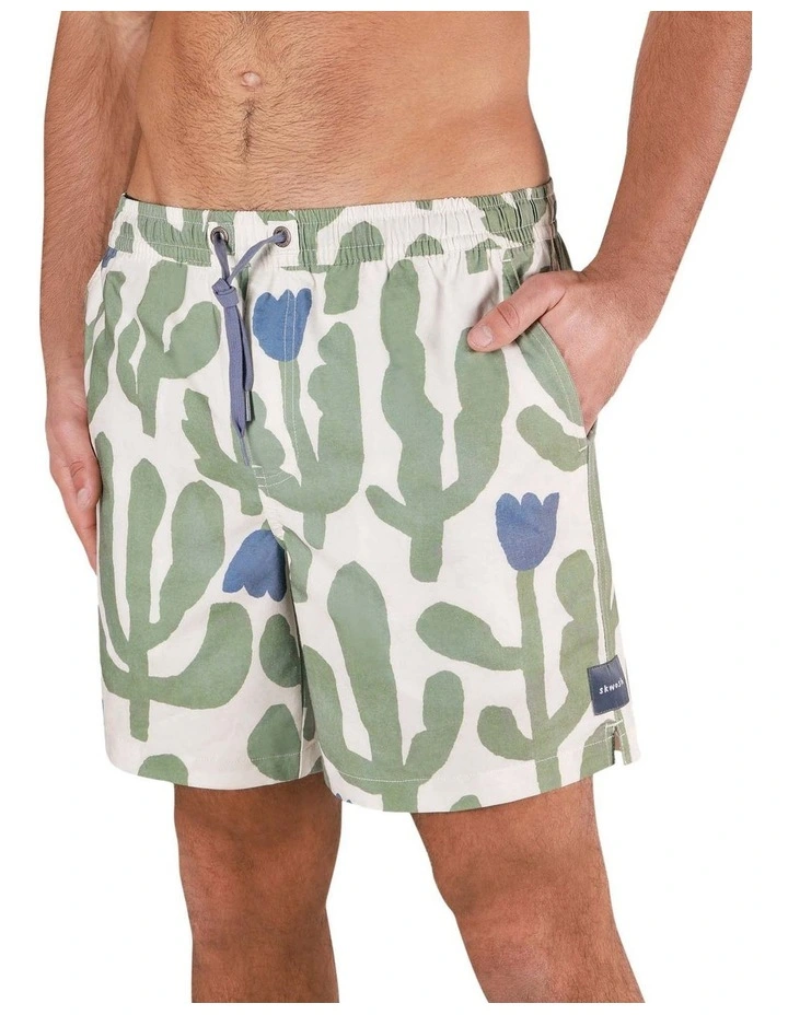 Pablo Prickles Shorts in Ecru image 1