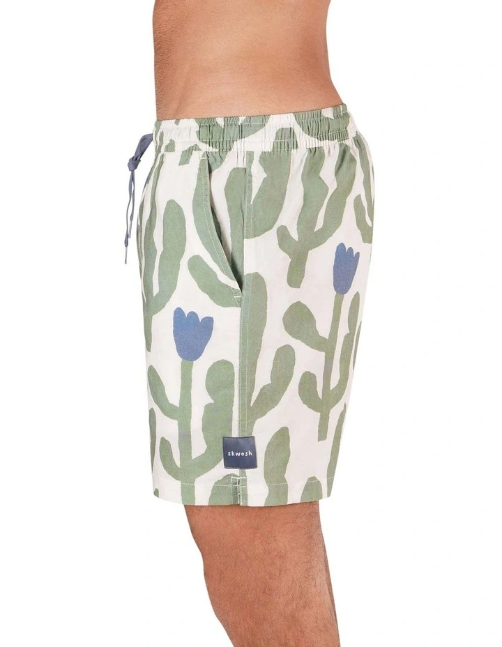 Pablo Prickles Shorts in Ecru image 3