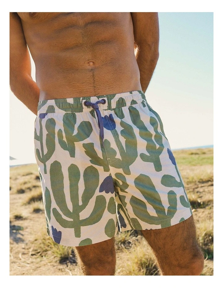 Pablo Prickles Shorts in Ecru image 5