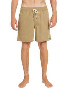 Opposites Elastic 2 17 Inch Hybrid Shorts in Brown