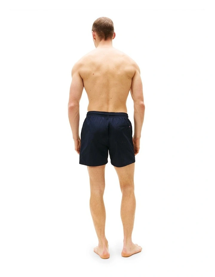 Essential Mid Length Swim Shorts in Navy image 3