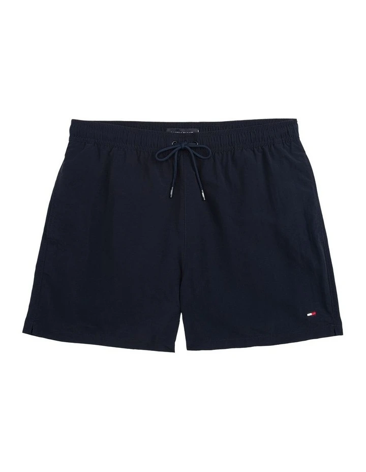 Essential Mid Length Swim Shorts in Navy image 5