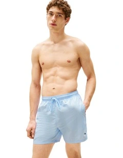 Essential Mid Length Swim Shorts in Blue