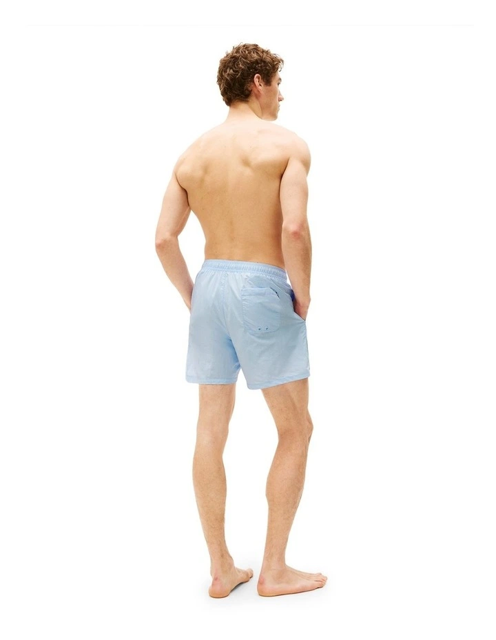 Essential Mid Length Swim Shorts in Blue image 3