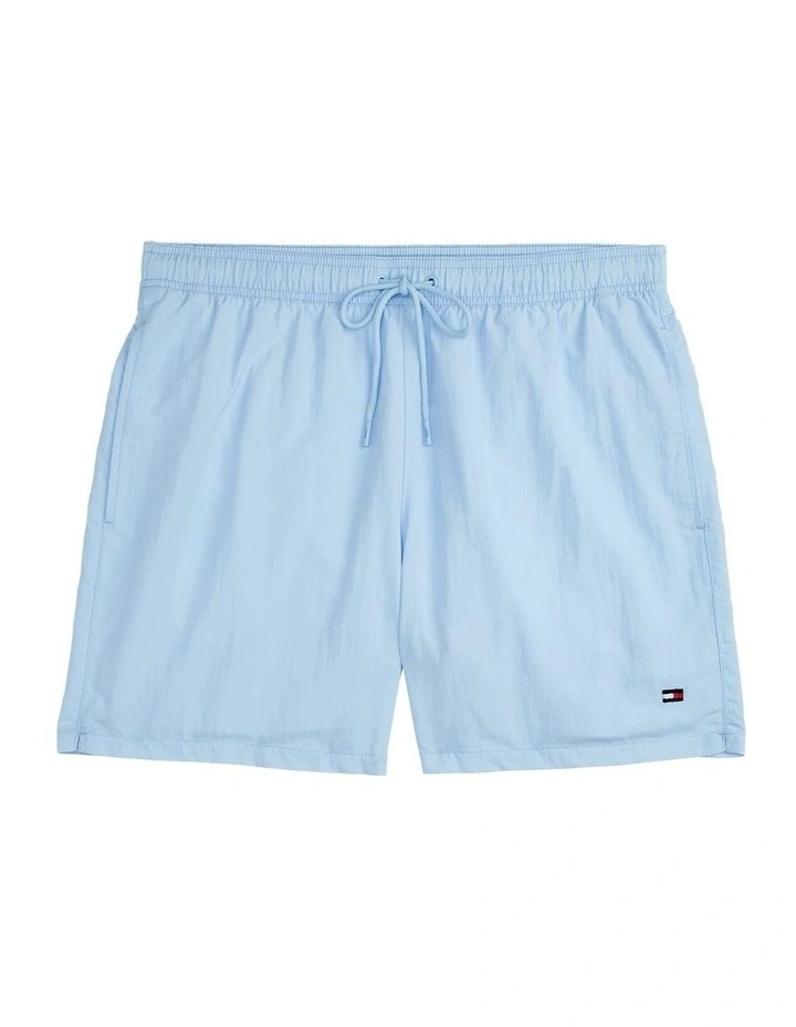 Essential Mid Length Swim Shorts in Blue image 5
