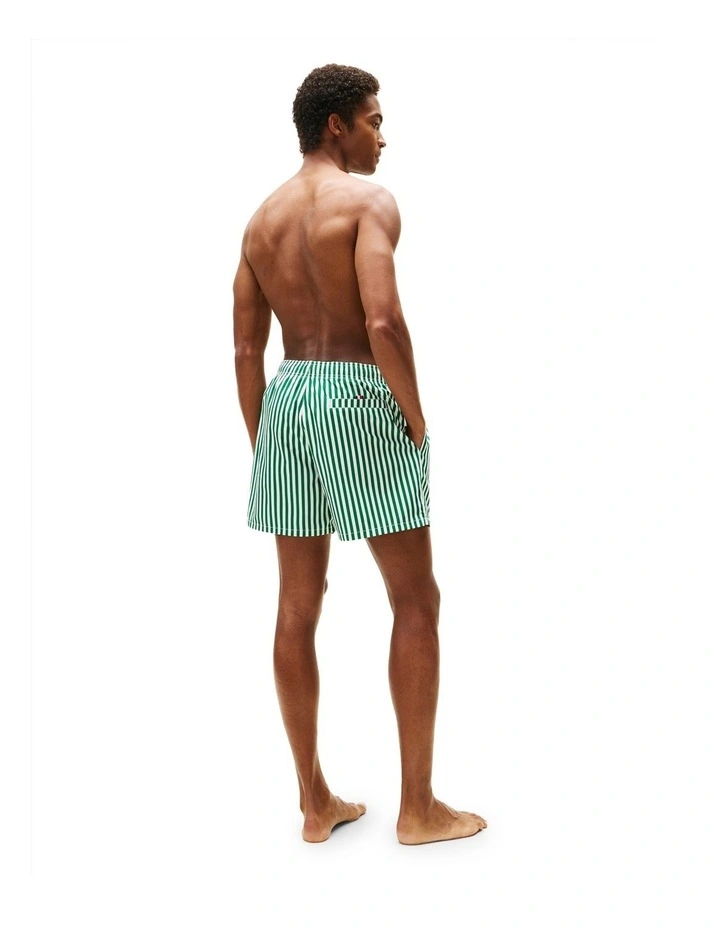 Medium Drawstring Print Shorts in Green image 3