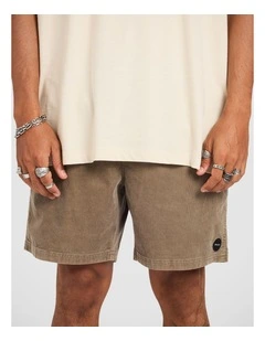 Escape Cord 17 Inch Elastic Waist Shorts