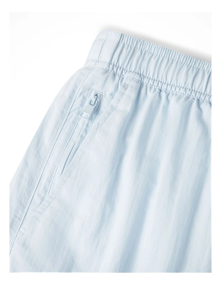 Original Logo Mid Length Swim Shorts in Blue image 6