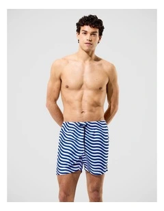 Mens Redondo Edge Print Volley 16 in Blue