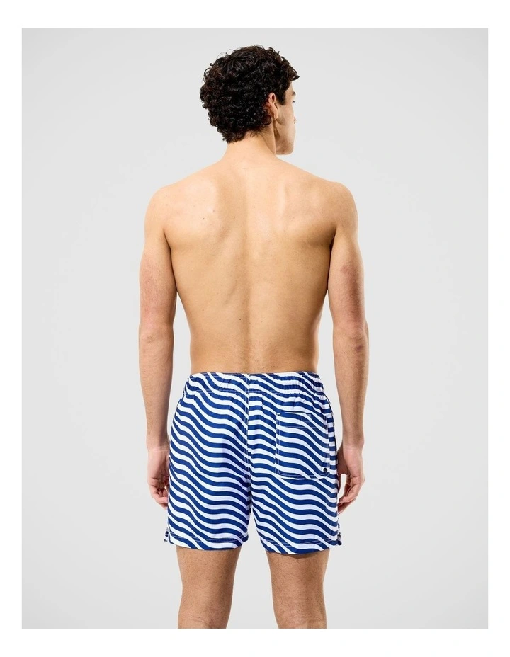 Mens Redondo Edge Print Volley 16 in Blue image 2