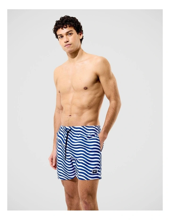 Mens Redondo Edge Print Volley 16 in Blue image 3