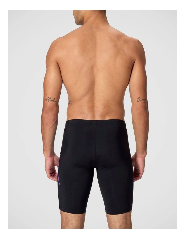 Mens Sport Logo Jammer in Black image 2