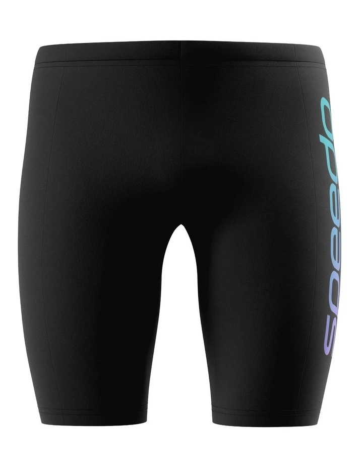 Mens Sport Logo Jammer in Black image 3