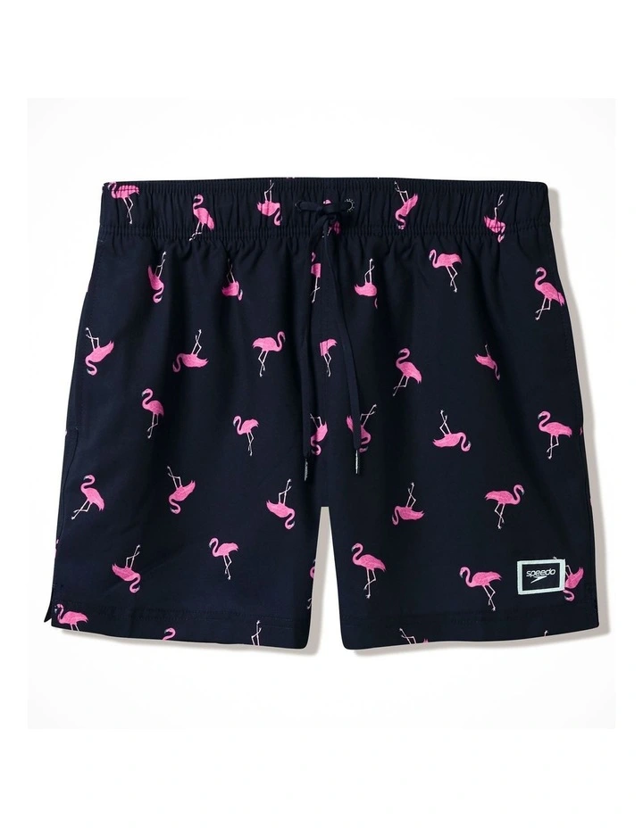 Mens Redondo Edge Print Volley 16 in Black image 4